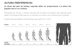 PALO HOCKEY REVES VANGUARD FIBRA VIDRIO TALLE 35.5 - VAN00355 - PASION AL DEPORTE