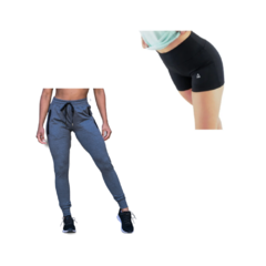 Pantalon Deportivo Chupin Lycra Dama Puño Gs +calza Corta Ng