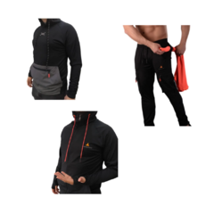 Buzo Hombre Bulycom + Campera Deportiva Ng + Pantalón Cargo Ng