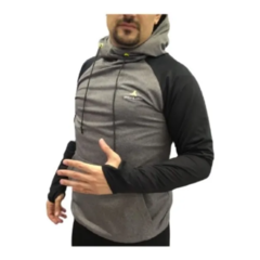 Remera Deportiva Hombre Ng + Buzo Deportivo con Capucha Gris en internet