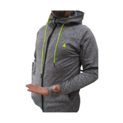 Combo H! Campera Deportiva Gris + Calza Térmica - comprar online