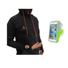 Campera deportiva lycra Hombre + Brazalete Celu de Regalo!