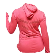 Imagen de Calza Deportiva Corta Dama NG + Campera Deportiva Fucsia