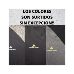 Buzo Lycra Deportivo Hombre Gris + Brazalete Running! - comprar online