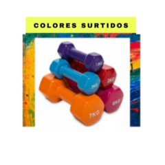 COMO GYM! 6 Mancuernas Plasticas 2 Kg c/u - 30323 - comprar online