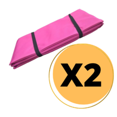 Colchoneta Plegable Slim (ROSA) X2 UNIDADES - COLCHPLES