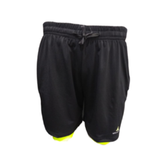 Combo 3!remera dry fit+short c/calza+short negro - tienda online