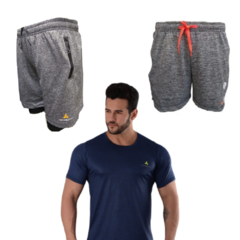 Combo verano!remera dry fit+short con calza g+short gs