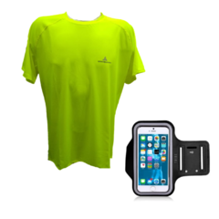 Combo runner!remera dry fit+brazalete celular