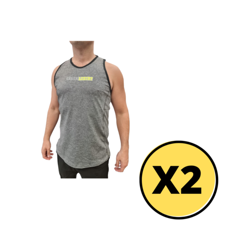 Musculosa Deportiva Hombre Lycra Gs X 2 Unidades -muscur4