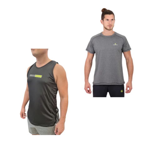 Musculosa Deportiva Hombre Muscur4 Ng+ Remera Hombre Gris