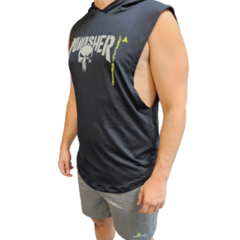 Combo x 2! Musculosa Deportiva Dry Fit Hombre Punisher Negro y Crudo - comprar online