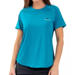 Remera Deportiva Mujer Urban Luxury DRY FIT REDADRY TURQUESA