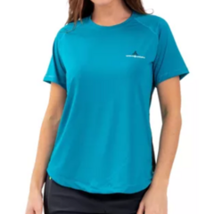 Remera Deportiva Mujer Urban Luxury DRY FIT - REDADRY TURQUESA