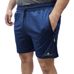 Short de Lycra Hombre Shlyb Azul + Remera Gris Deportiva Rmdf - comprar online