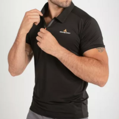 Combo Hombre! Short Con Calza Verde Y Chomba Negra - PASION AL DEPORTE