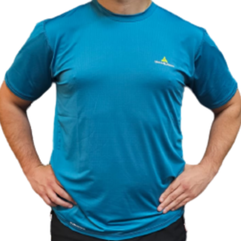 Remera Deportiva Hombre - TURQUESA - Rehodry