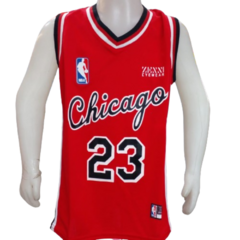 Camiseta Deportiva de Basquet CHICAGO BULLS ROJO talle Niño!! - MESN