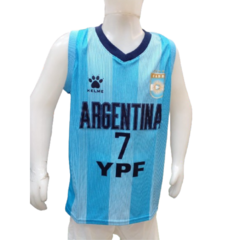Conjunto Camiseta y Short de Basquet ARGENTINA talle Niño!! - MESNBNON - tienda online