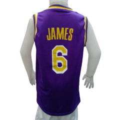 Camiseta Deportiva de Basquet LAKERS VIOLETA talle Niño!! - MESN - comprar online