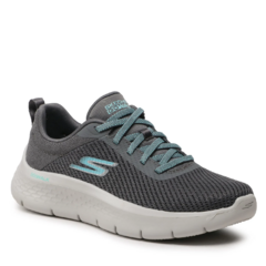 Zapatilla Skechers Dama Go Walk Flexi - 124952 GRIS