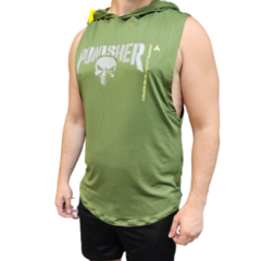 Musculosa Deportiva Entrenamiento Hombre VERDE - PUNISHER