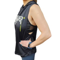 Musculosa Deportiva Entrenamiento DAMA NEGRO - PUNISHER - tienda online