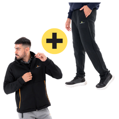 Conjunto deportivo hombre Campera Algodon pantalon chupin Recto Algodon