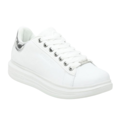 Zapatillas Urbanas Mujer Head - Paris BLANCO PLATA + MEDIAS GRATIS - comprar online