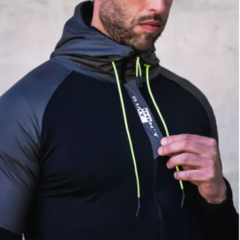 Campera Deportiva Lycra Hombre Az + Campera Caevol - tienda online