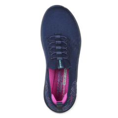 Zapatilla Dama Skechers D'Lux Walker Star Sunner - 149356 Azul + Medias en internet