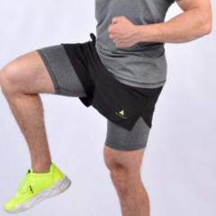 Remera Deportiva Hombre Rehodry + Short Con Calza Shlybccmicro - comprar online