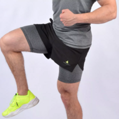 Short con calza y bolsillos deportivo hombre ng- shlybcc - tienda online