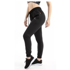Pantalon Deportivo Microfibra Dama Pmicroluxd + Remera Redadry Negro - comprar online