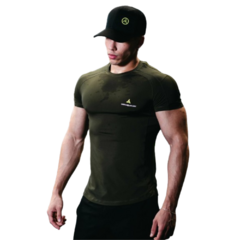 Remera Deportiva Hombre Dry Fit - RMDF Verde