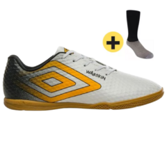 Botines Futsal Umbro Adulto WARSKIN - 1189896 + Medias!