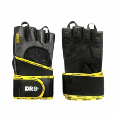 Guantes DRB Greco Fitness Musculación Gym Pesas con Muñequera -GGRECO