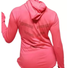 Combo Calyud X 2! Campera mujer deportiva lycra Amarilla y Fucsia