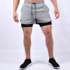 Short con calza y bolsillos deportivo hombre - shlybcc - comprar online