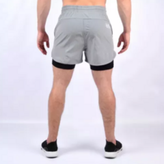 Short con calza y bolsillos deportivo hombre - shlybcc - PASION AL DEPORTE