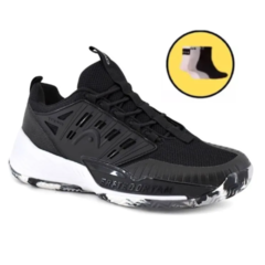 Zapatillas Head Voley Hombre Entrenamiento - Negro + MEDIAS