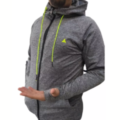 Combo deportivo!! Campera gris Acetato+pantalon Algodón - comprar online