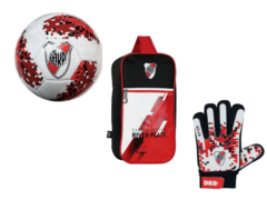 Combo Botinero + Pelota Nro.3 + Guante River