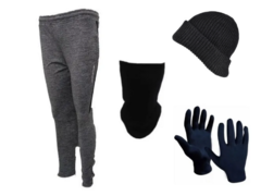 Combo invierno!!pantalón chupin deportivo g+gorro+cuello y guantes térmicos