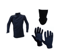 Combo Conjunto Térmico Adulto!!! Camiseta + Guantes + Cuello