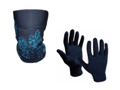 Combo térmico!! cuello termico+ guantes termicos (mat)