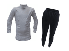 Conjunto invierno hombre!! pantalon algodon n+ camiseta termica bl