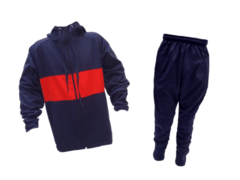 Conjunto frizado niño!! campera + pantalon (az/rj