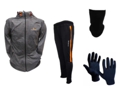 Conjunto deportivo hombre!! gs cuello térmico + guantes termico