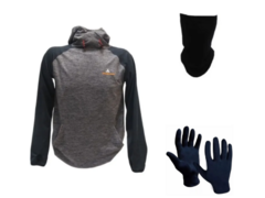 Combo inv!!buzo deportivo g+cuello y guantes termicos